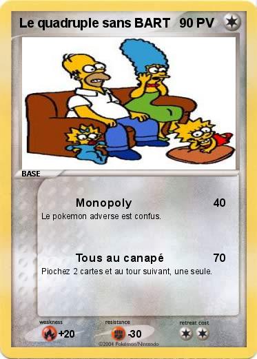 Pokemon Le quadruple sans BART