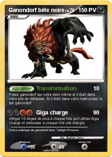 Pokemon Ganondorf bête noire