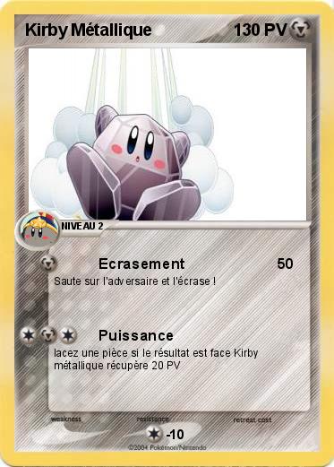 Pokemon Kirby Métallique