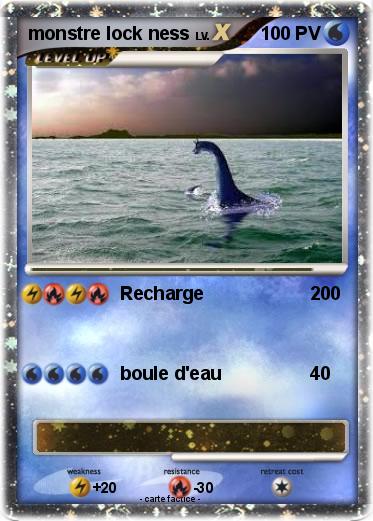 Pokemon monstre lock ness