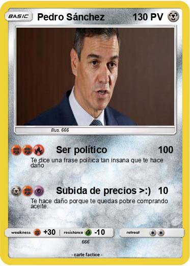 Pokemon Pedro Sánchez