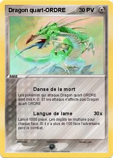 Pokemon Dragon quart-ORDRE