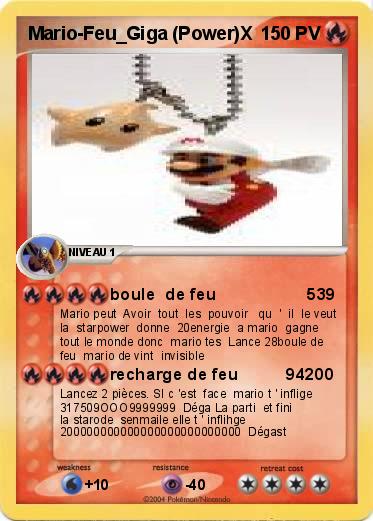 Pokemon Mario-Feu_Giga (Power)X