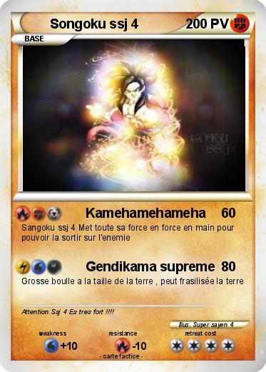 Pokemon Songoku ssj 4
