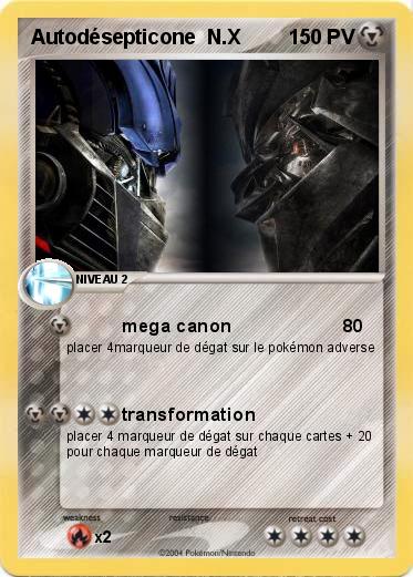 Pokemon Autodésepticone  N.X