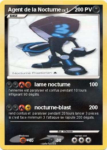 Pokemon Agent de la Nocturne