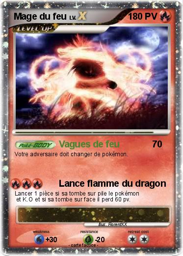 Pokemon Mage du feu