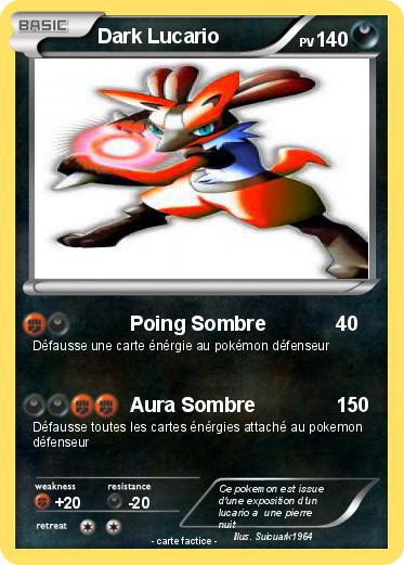 Pokemon Dark Lucario