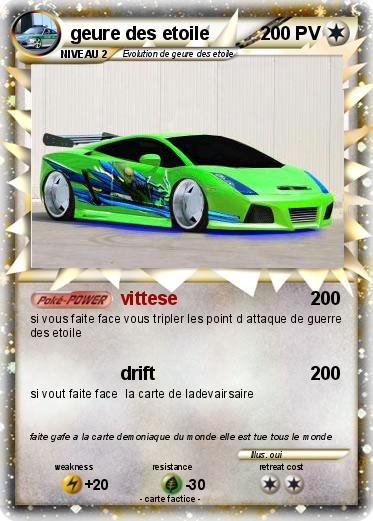 Pokemon geure des etoile