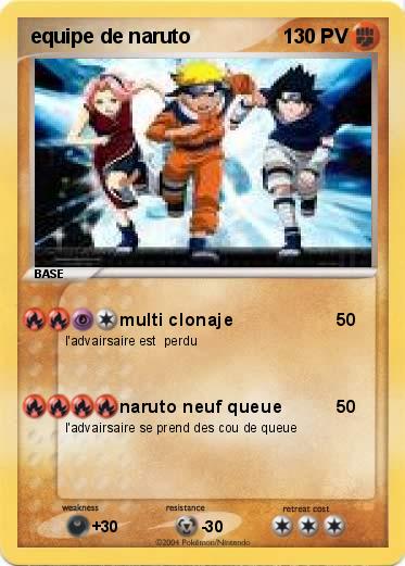 Pokemon equipe de naruto