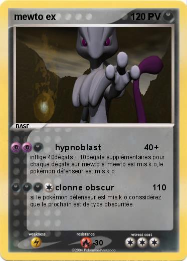 Pokemon mewto ex