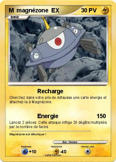 Pokemon M  magnézone  EX
