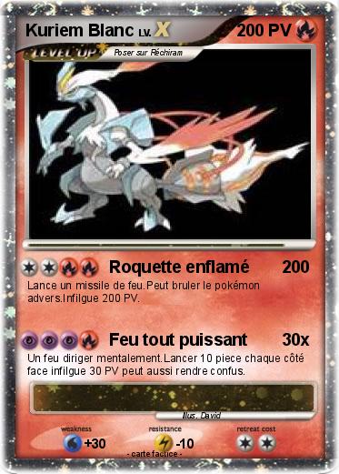 Pokemon Kuriem Blanc