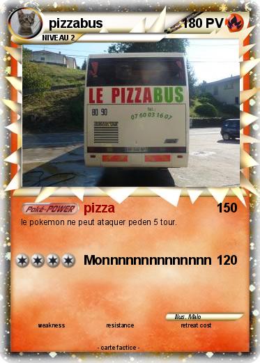 Pokemon pizzabus