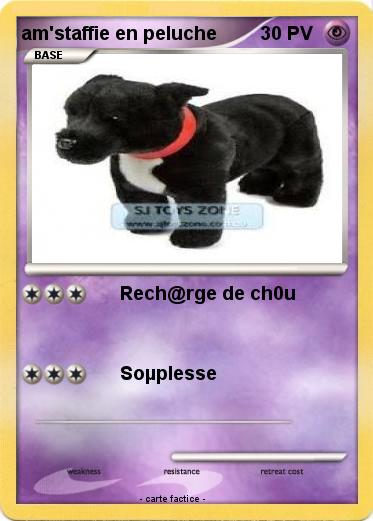 Pokemon am'staffie en peluche
