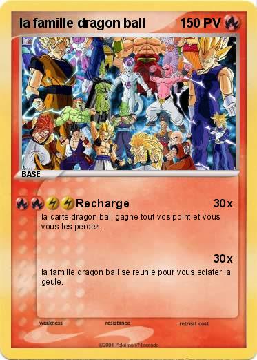 Pokemon la famille dragon ball 