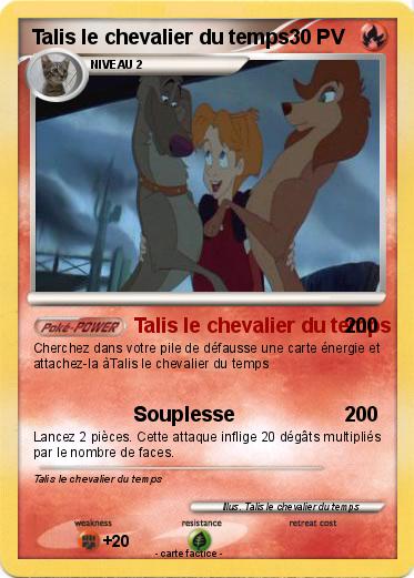 Pokemon Talis le chevalier du temps