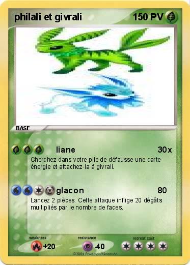 Pokemon philali et givrali