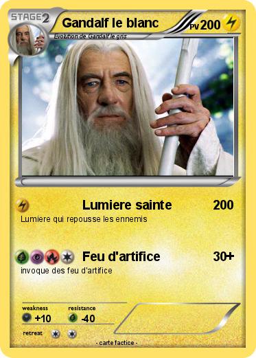 Pokemon Gandalf le blanc