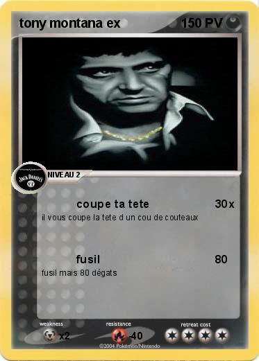 Pokemon tony montana ex