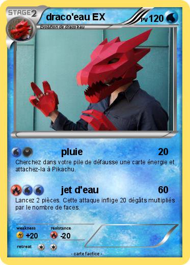 Pokemon draco'eau EX