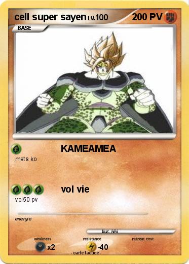 Pokemon cell super sayen