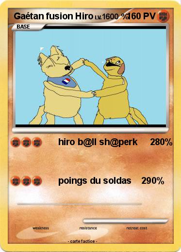 Pokemon Gaétan fusion Hiro