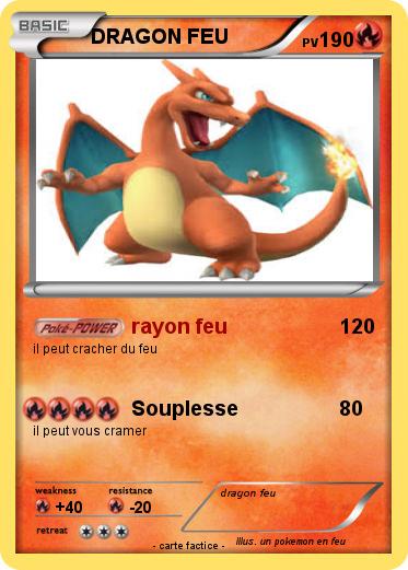 Pokemon DRAGON FEU