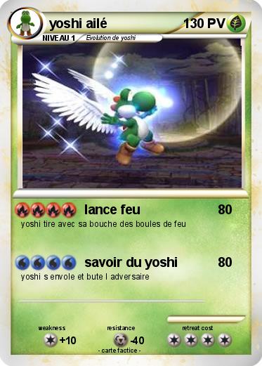Pokemon yoshi ailé