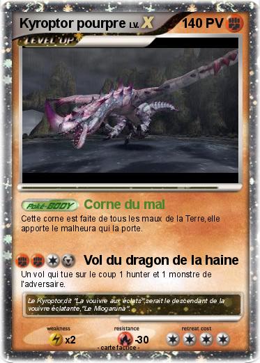 Pokemon Kyroptor pourpre