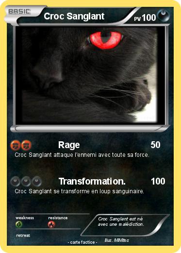 Pokemon Croc Sanglant