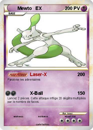 Pokemon Mewto   EX