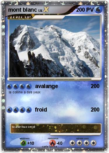 Pokemon mont blanc