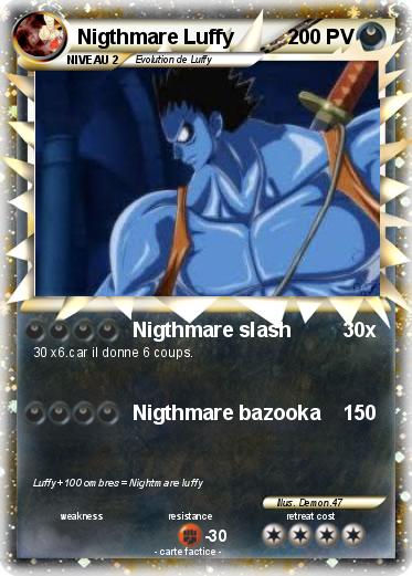 Pokemon Nigthmare Luffy