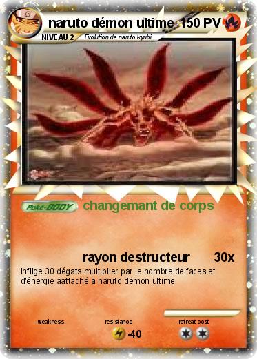 Pokemon naruto démon ultime