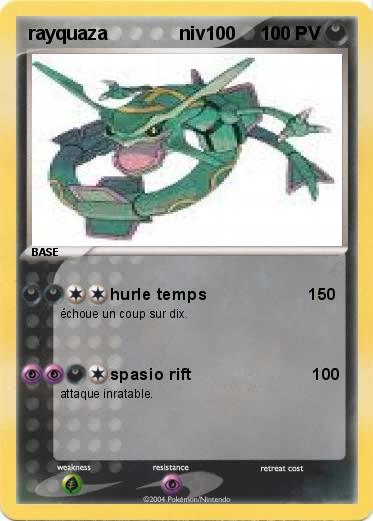 Pokemon rayquaza              niv100