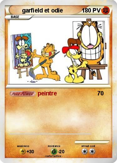 Pokemon garfield et odie
