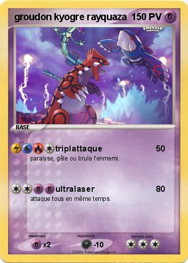 Pokemon groudon kyogre rayquaza