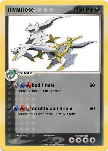 Pokemon nivau lose