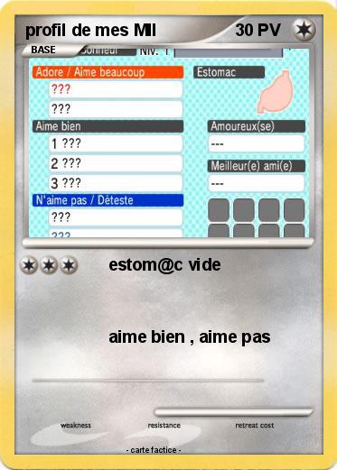 Pokemon profil de mes MII
