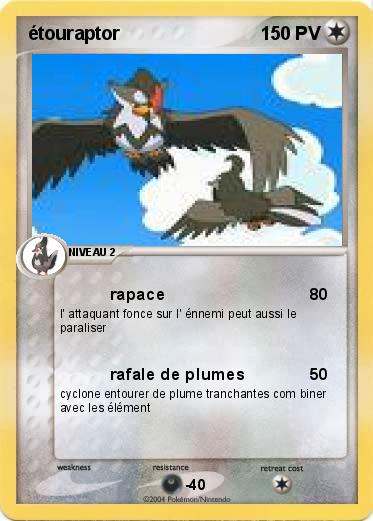 Pokemon étouraptor