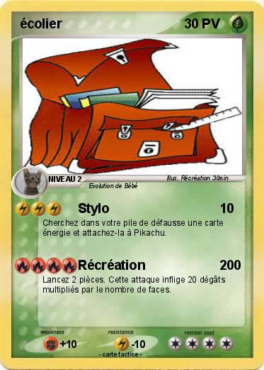 Pokemon écolier