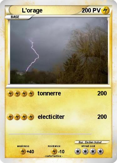 Pokemon L'orage