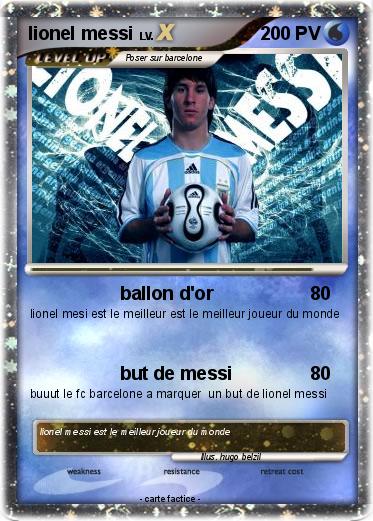 Pokemon lionel messi
