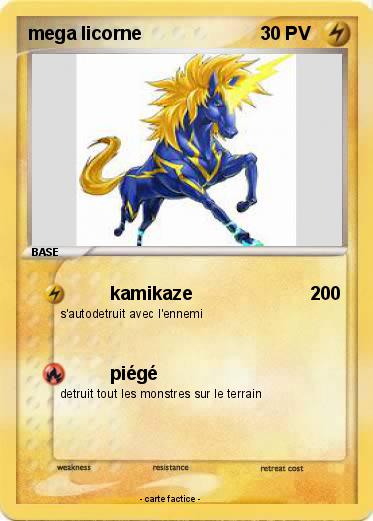 Pokemon mega licorne