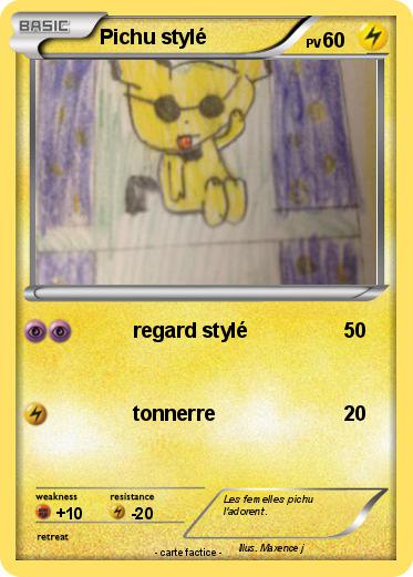 Pokemon Pichu stylé