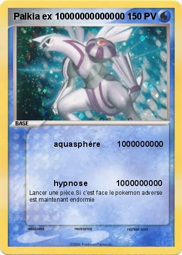 Pokemon Palkia ex 10000000000000