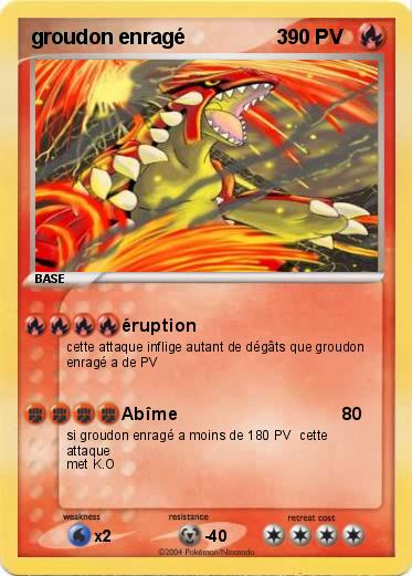 Pokemon groudon enragé                3