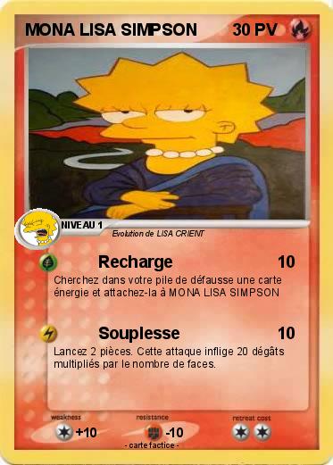 Pokemon MONA LISA SIMPSON