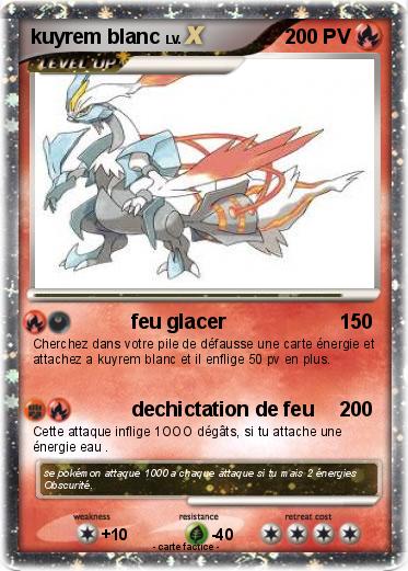 Pokemon kuyrem blanc